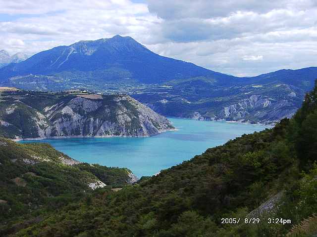 Alpes : Lac de Serre-Poncon